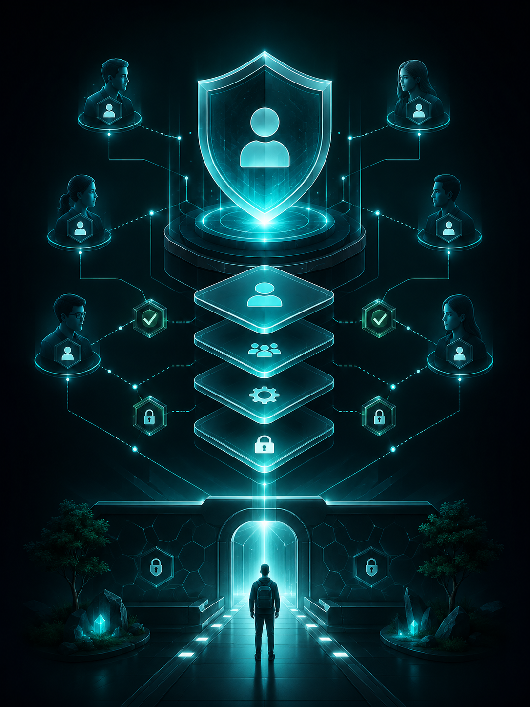 Role-based access control and approvals illustration